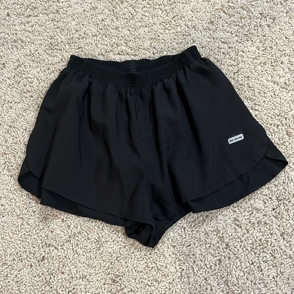 B.O.A. Black Split shorts with liner